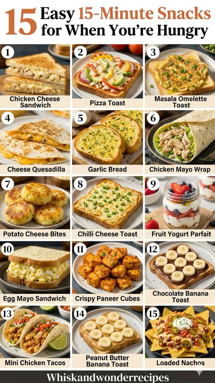 Snack Ideas That Are Quick and Delicious